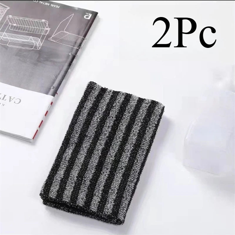 Korean Bath Shower Scrubber Towel for Back Exfoliation - 2PCs