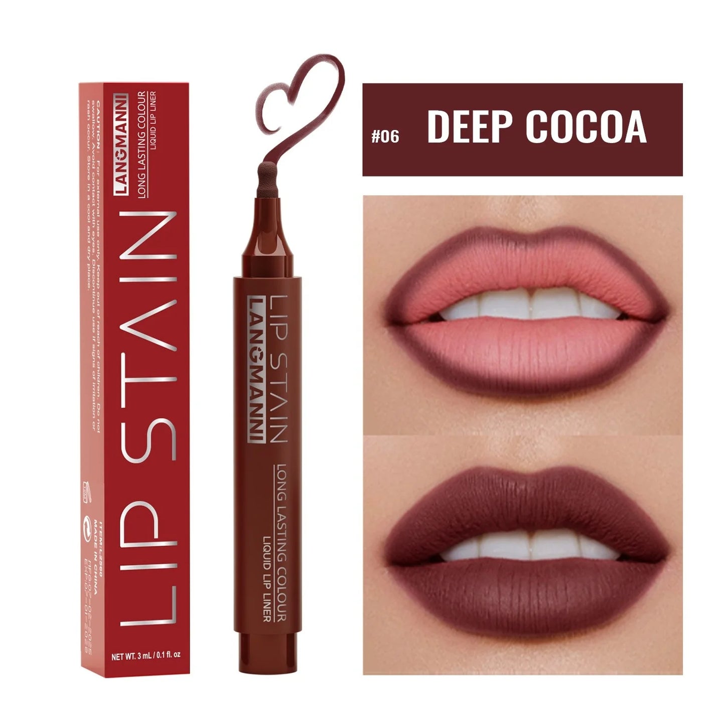 Liquid Lip Liner Pencil - 6 Colors Box