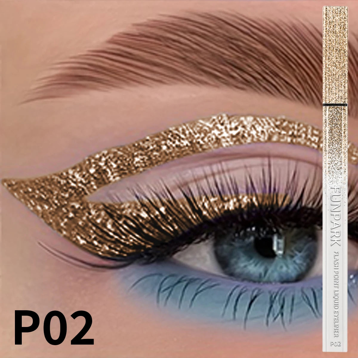 Glitter Liquid Eyeliner Pencil Waterproof - 1PC