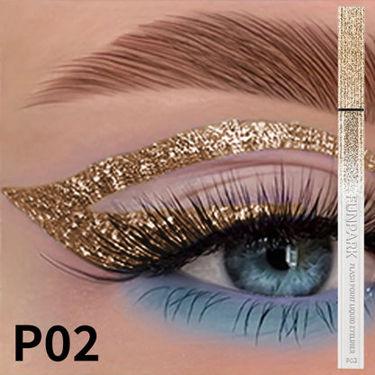 Glitter Liquid Eyeliner Pencil Waterproof - 1PC
