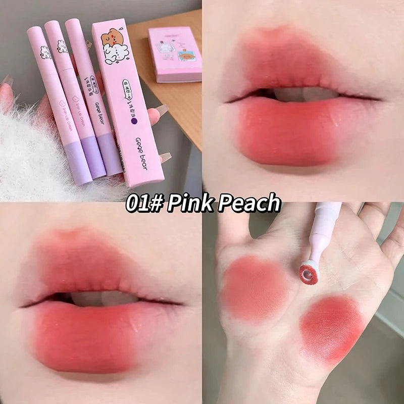 Gege Bear K-Velvet Matte Lip Cream + Iron Brush Head