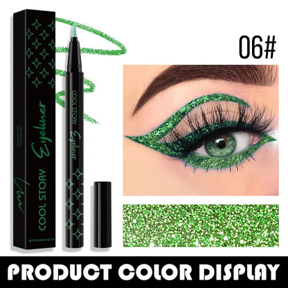 Korean Metallic Glitter Pearlescent Eyeliner Pen