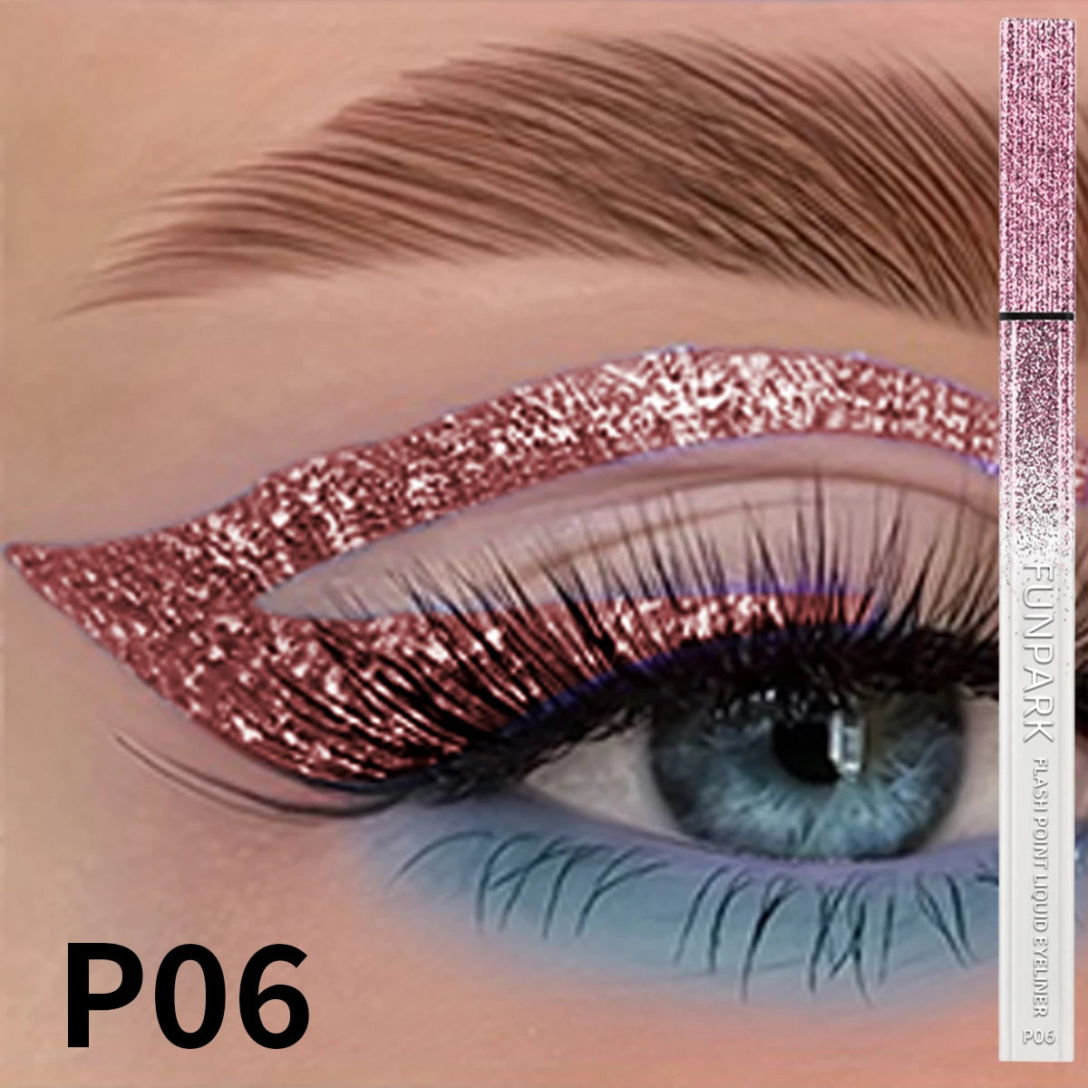 Glitter Liquid Eyeliner Pencil Waterproof - 1PC
