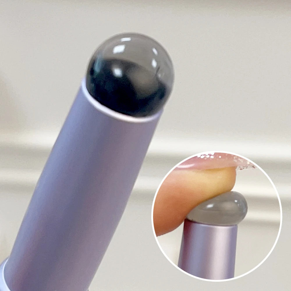 Double-headed Jelly Silicone Slogan Lip Brush and Hair Concealer Smudge Makeup Brushes