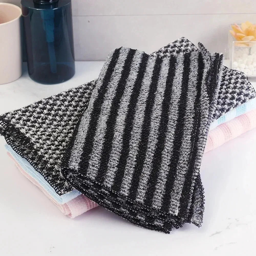 Korean Bath Shower Scrubber Towel for Back Exfoliation - 2PCs