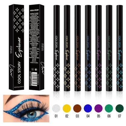 Korean Metallic Glitter Pearlescent Eyeliner Pen