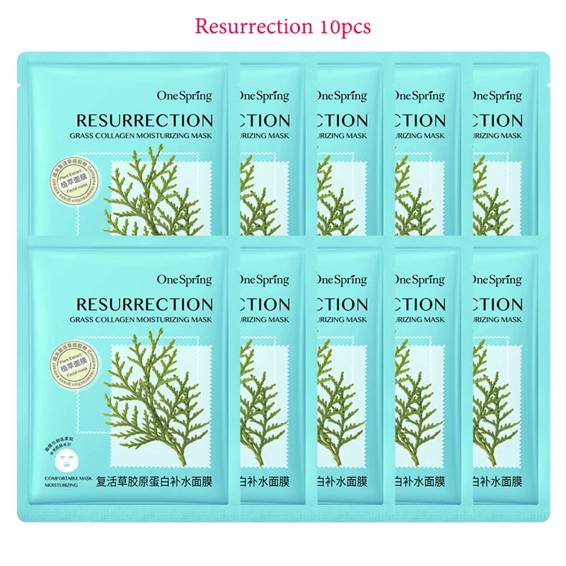Korean Facial Masks - 10 Pcs
