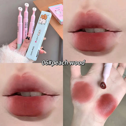 Gege Bear K-Velvet Matte Lip Cream + Iron Brush Head