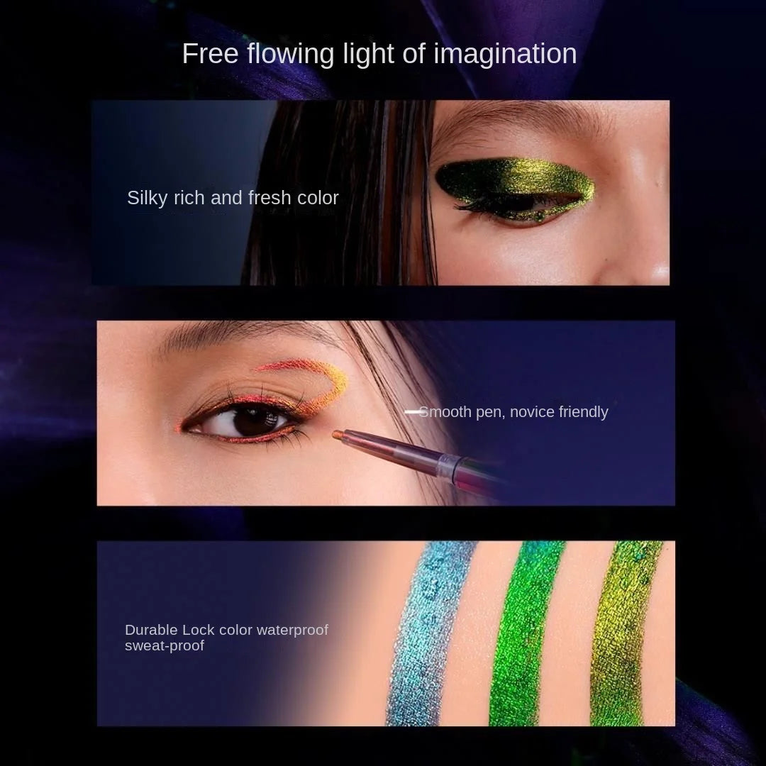 Korean Eyeliner Gel Pencil Waterproof Chameleon Colour