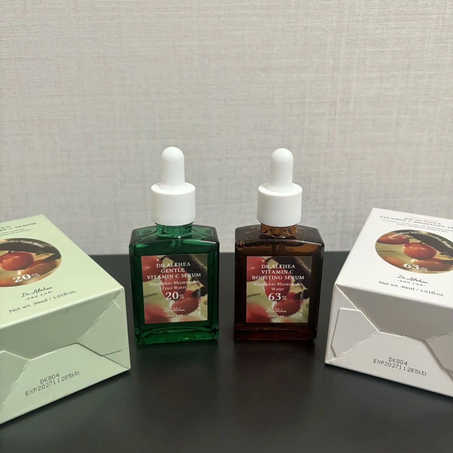 Dr.Althea Skin Care Kit - Gentle Vitamin C Serum, Boosting Vistamin C or Pure Grinding Cleansing