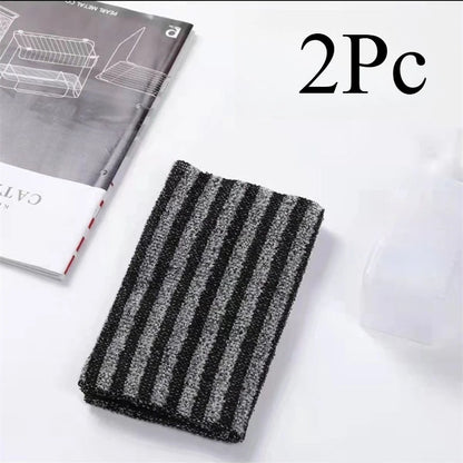 Korean Bath Shower Scrubber Towel for Back Exfoliation - 2PCs