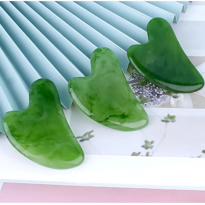Korean Ritual: Gua Sha Natural Stone Massage - Jade Gouache