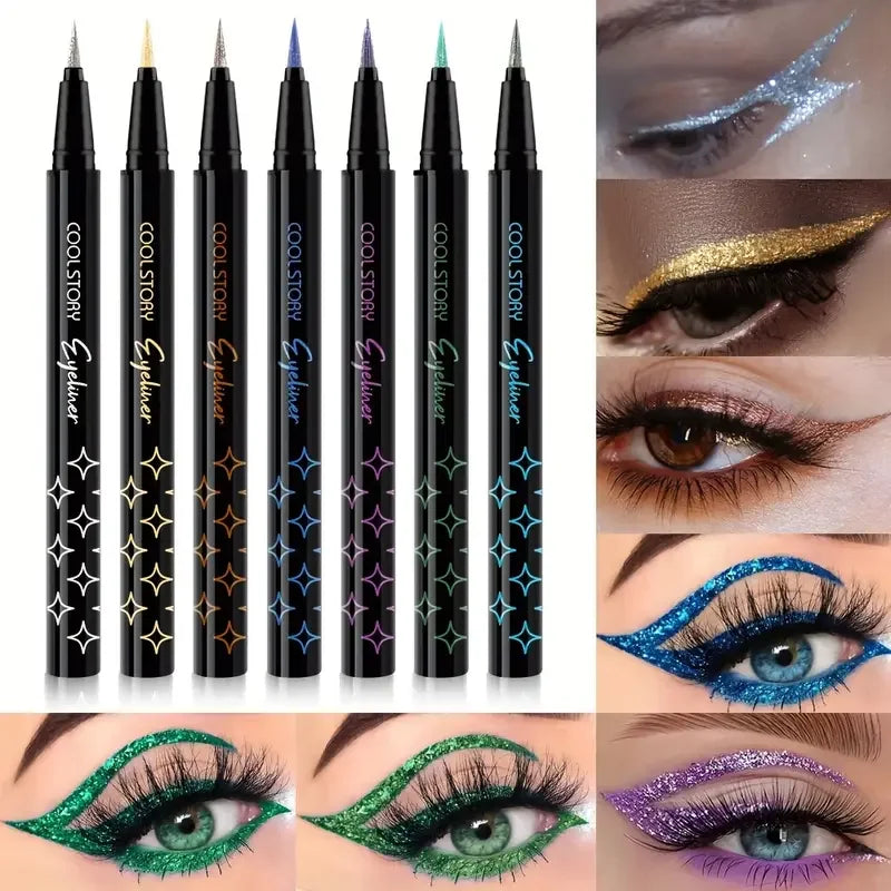 Korean Metallic Glitter Pearlescent Eyeliner Pen