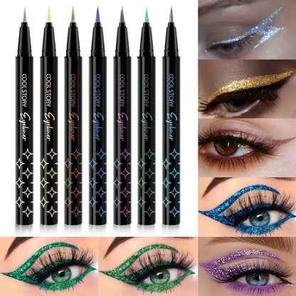 Korean Metallic Glitter Pearlescent Eyeliner Pen