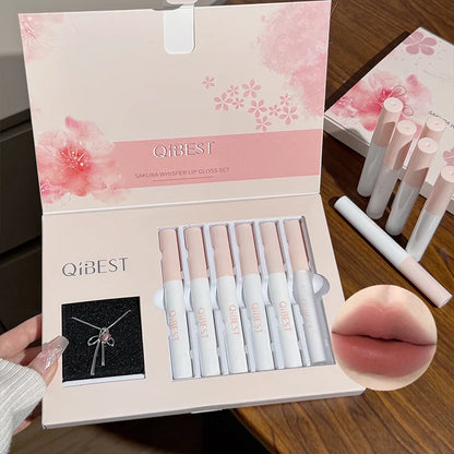QiBest Korean 6 Colors Lip Tint Box - QiBestLittle Rose