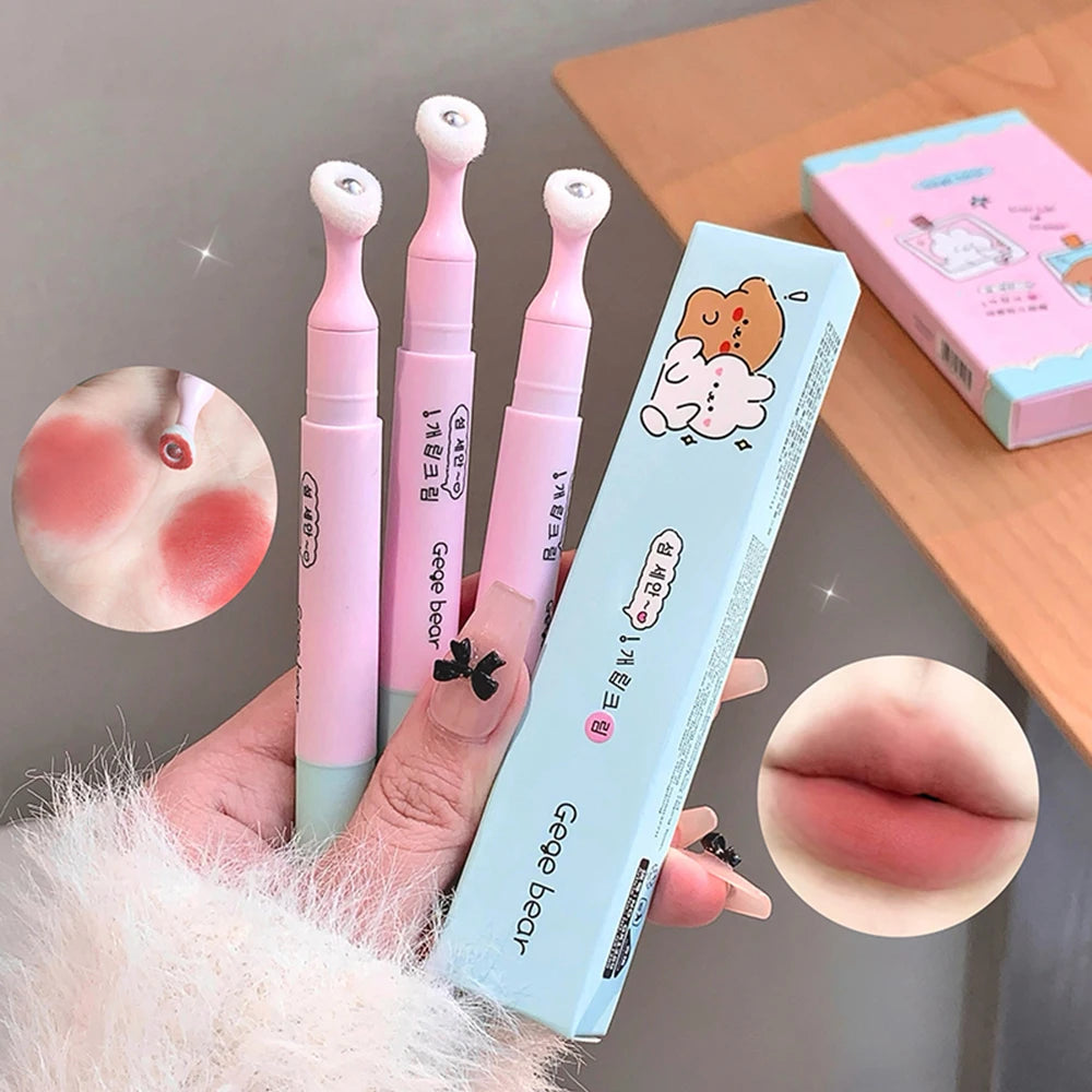 Gege Bear K-Velvet Matte Lip Cream + Iron Brush Head