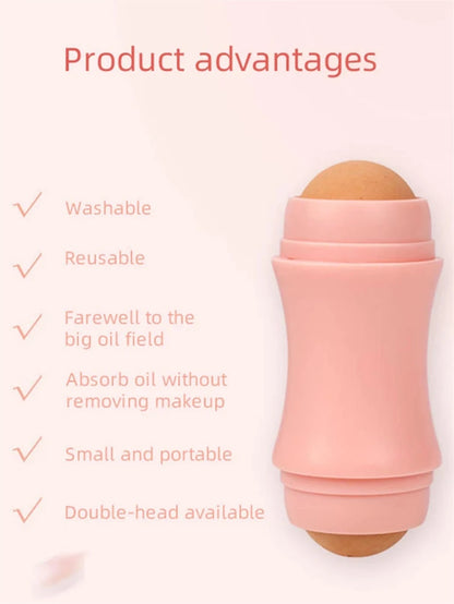 Volcano Face Oil Absorbing Roller - 2 Balls