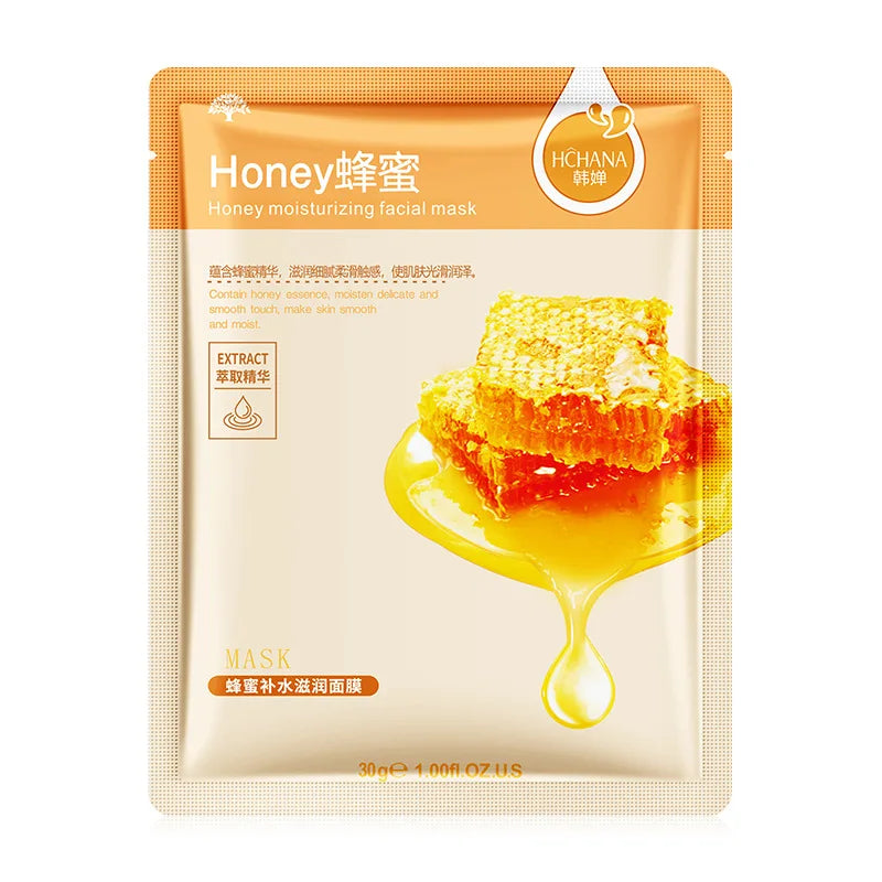 Korean Sheet Face Mask Beauty Skin Care Prodcuts - 10Pcs