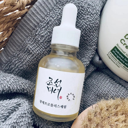 Korean Facial Moisturizing Serum - Snail Mucin Rice Skin