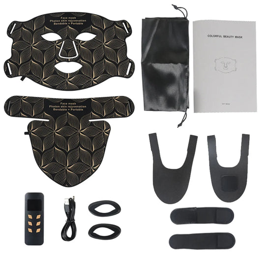 Premium 8 colours LED Face Mask and Neck Red Light  - Near Infrared Therapy and Anti Aging