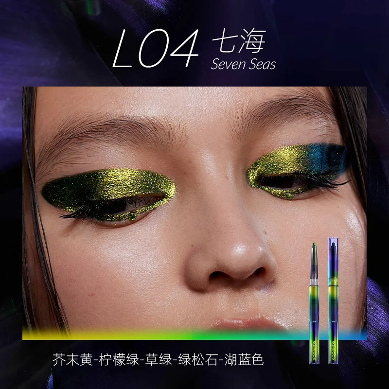 Korean Eyeliner Gel Pencil Waterproof Chameleon Colour