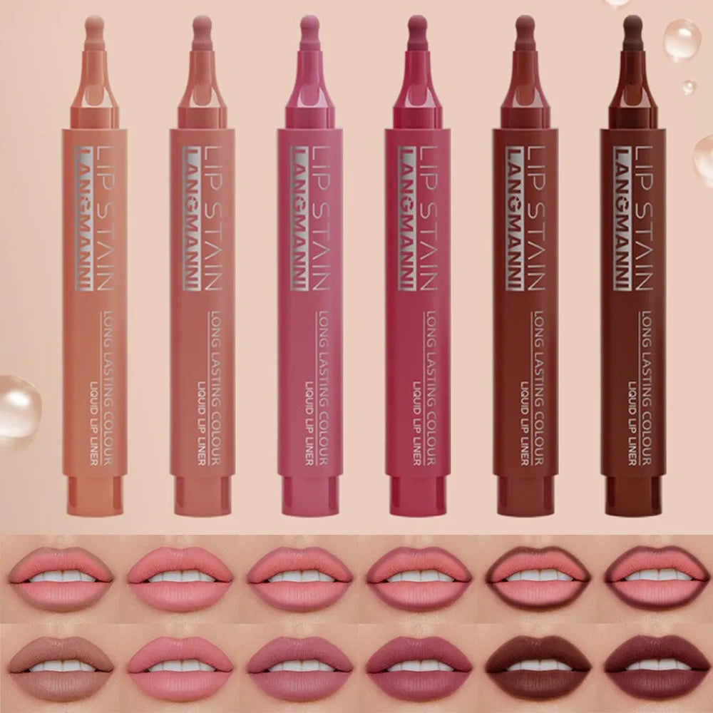 Liquid Lip Liner Pencil - 6 Colors Box