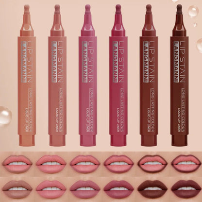 Liquid Lip Liner Pencil - 6 Colors Box