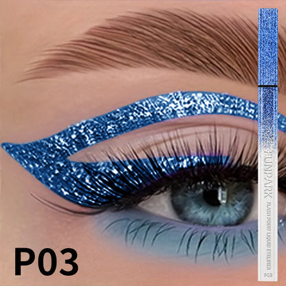 Glitter Liquid Eyeliner Pencil Waterproof - 1PC