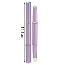 Double-headed Jelly Silicone Slogan Lip Brush and Hair Concealer Smudge Makeup Brushes