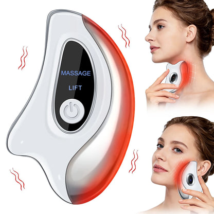 Korean Ritual: Electric Gua Sha Face Vibration Massager for Skin Rejuvenation