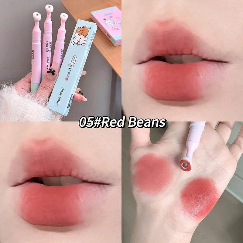 Gege Bear K-Velvet Matte Lip Cream + Iron Brush Head