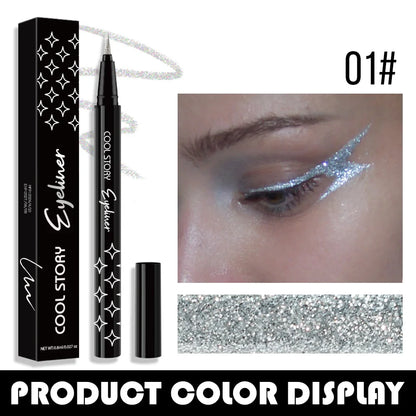 Korean Metallic Glitter Pearlescent Eyeliner Pen
