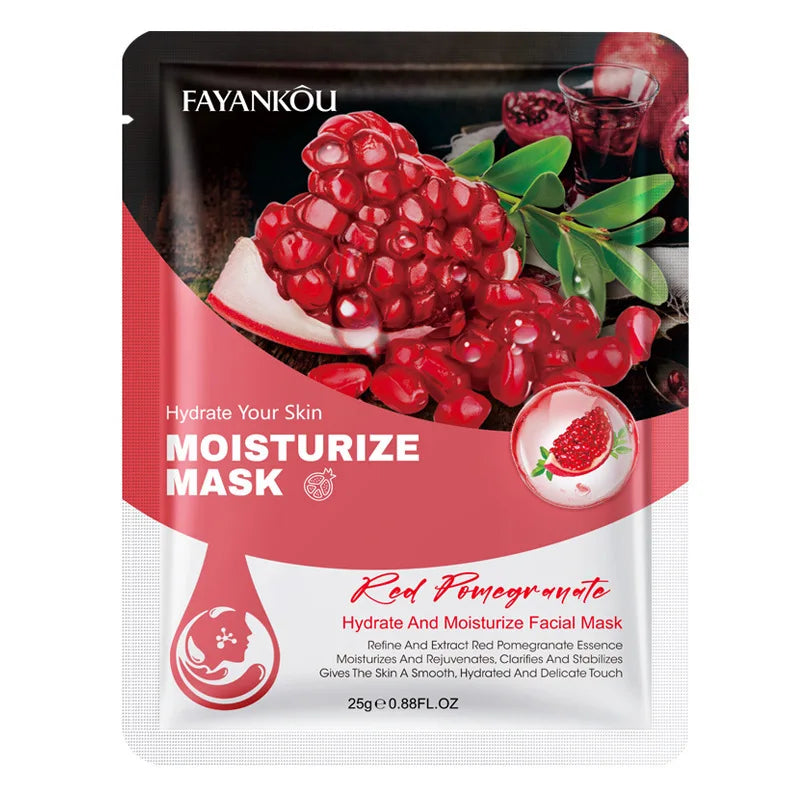 Fruits Facial Masks For Face Skincare - 10 Pcs