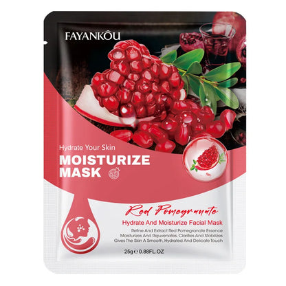 Fruits Facial Masks For Face Skincare - 10 Pcs
