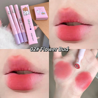 Gege Bear K-Velvet Matte Lip Cream + Iron Brush Head