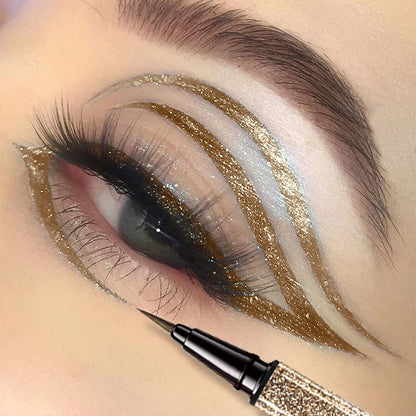Glitter Liquid Eyeliner Pencil Waterproof - 1PC