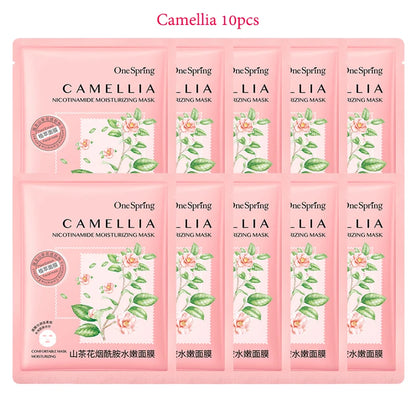 Korean Facial Masks - 10 Pcs
