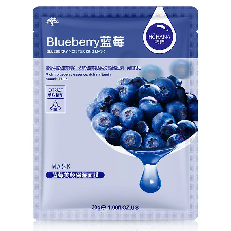 Korean Sheet Face Mask Beauty Skin Care Prodcuts - 10Pcs