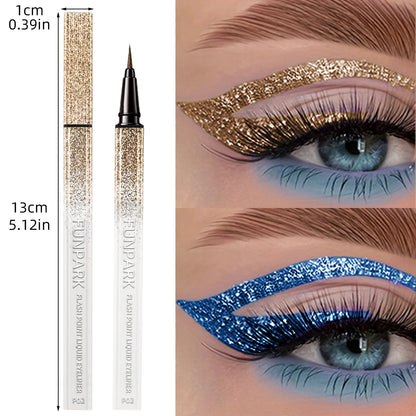 Glitter Liquid Eyeliner Pencil Waterproof - 1PC