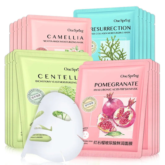 Korean Facial Masks - 10 Pcs